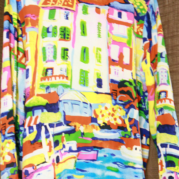 SOLD Super Fun Michael Leu blouse - Picture 5 of 6